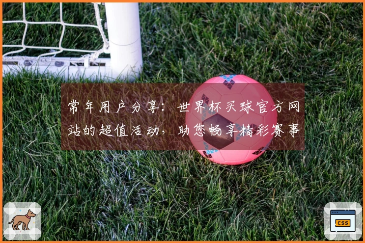 常年用户分享：世界杯买球官方网站的超值活动，助您畅享精彩赛事直播
