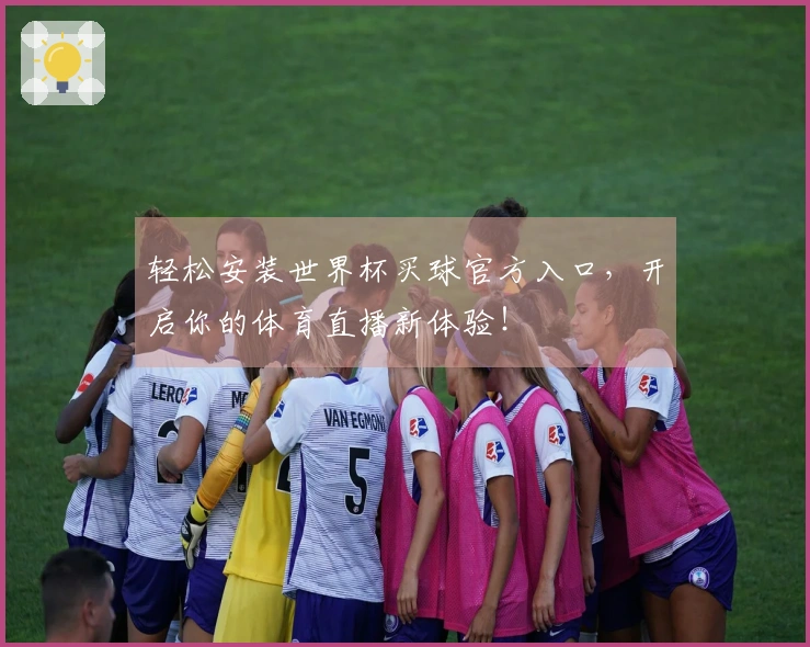 轻松安装世界杯买球官方入口，开启你的体育直播新体验！