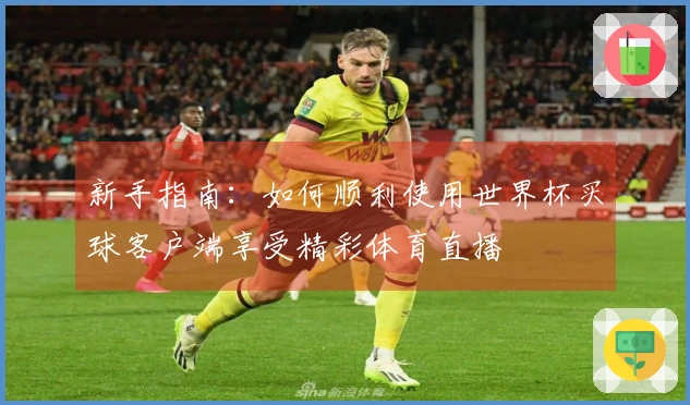 新手指南：如何顺利使用世界杯买球客户端享受精彩体育直播